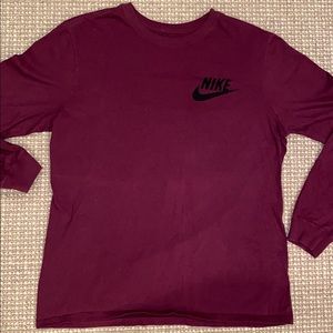 Nike Athletic Cut Long Sleeve Tee